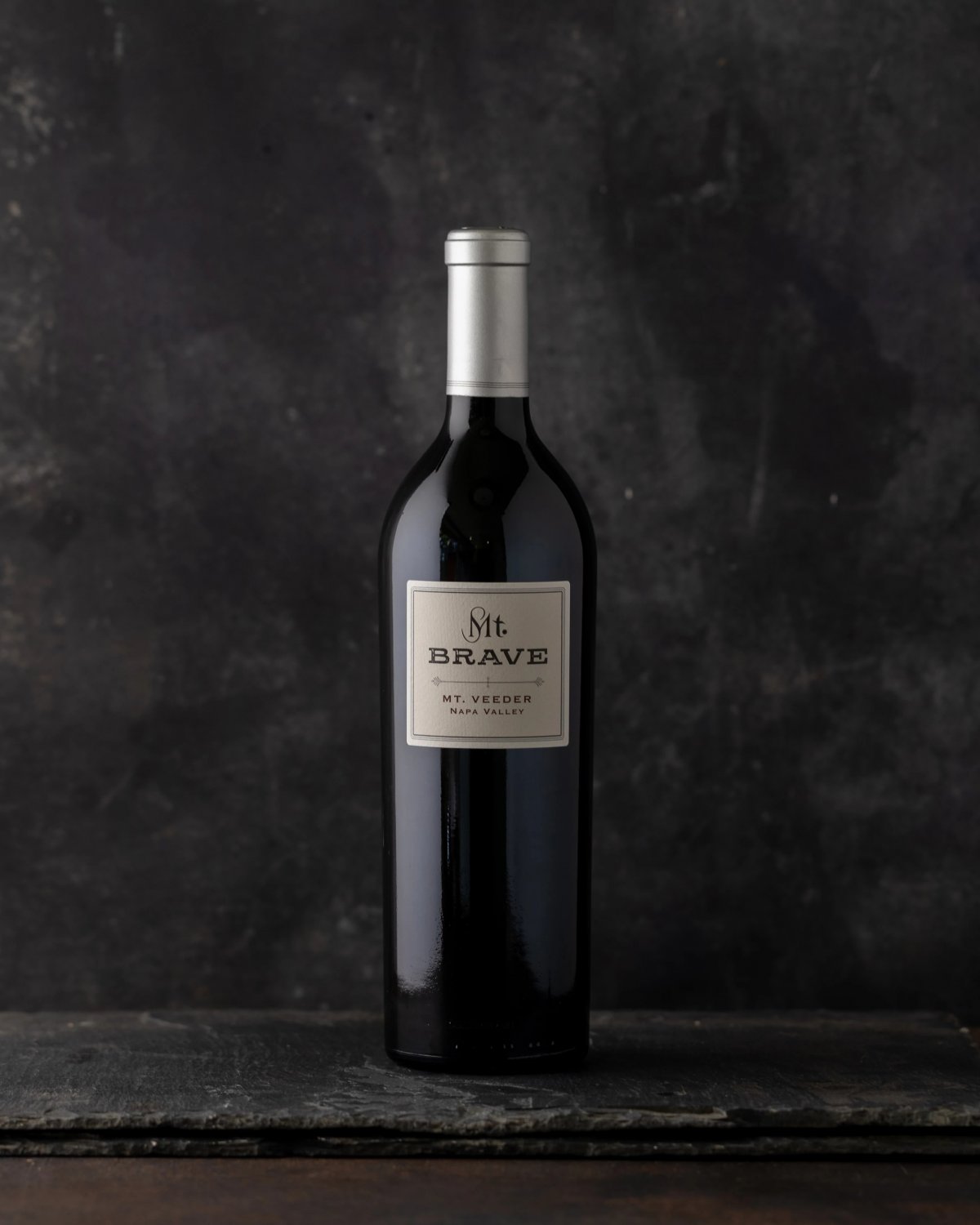 Single bottle of the 2012 Mt. Brave Mt. Veeder Cabernet Sauvignon